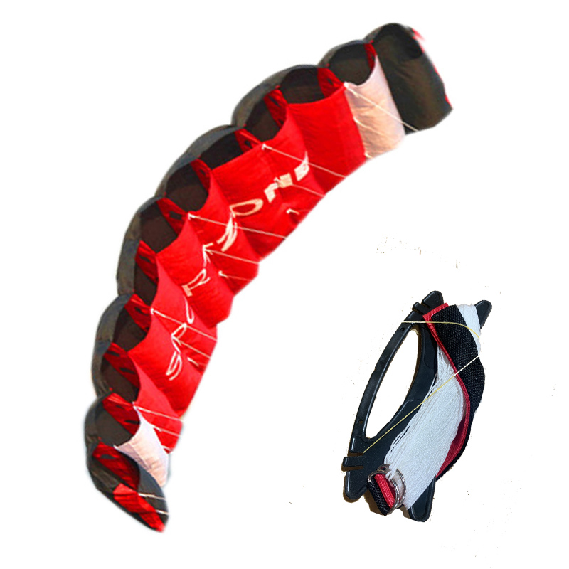 Kite Surf Bar Control - คุณภาพสูง1.8M Dual Line Parafoil Kite สำหรับผู้ใหญ่ควบคุมบาร์