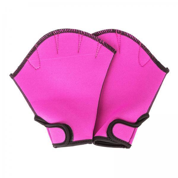 Aquatic Sports Equipment - ถุงมือว่ายน้ำแบบมีตาข่ายไนลอน อุปกรณ์กีฬาทางน้ำ ครีบมือ แผ่นฝึกว่ายน้ำ สำหรับออกกำลังกายในสระน้ำ