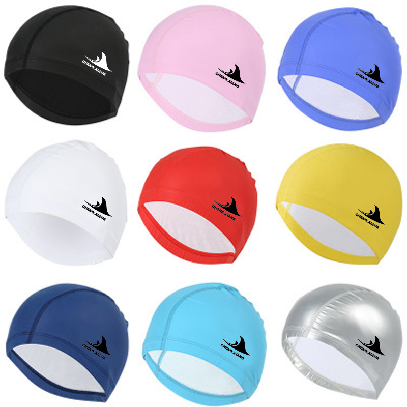 Aquatic Sports Hat - สำหรับผู้ชายผู้หญิง ผ้ากันน้ำ ปกป้องหู ผมยาว กีฬา ว่ายน้ำ