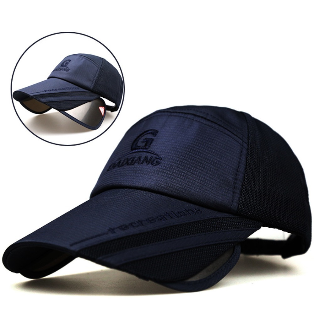 Aquatic Sports Hat - หมวกตาข่ายระบายอากาศได้ ยืดหยุ่นได้ ปีกกว้าง ป้องกันรังสียูวี กันน้ำ หมวกเบสบอลปีกยาว