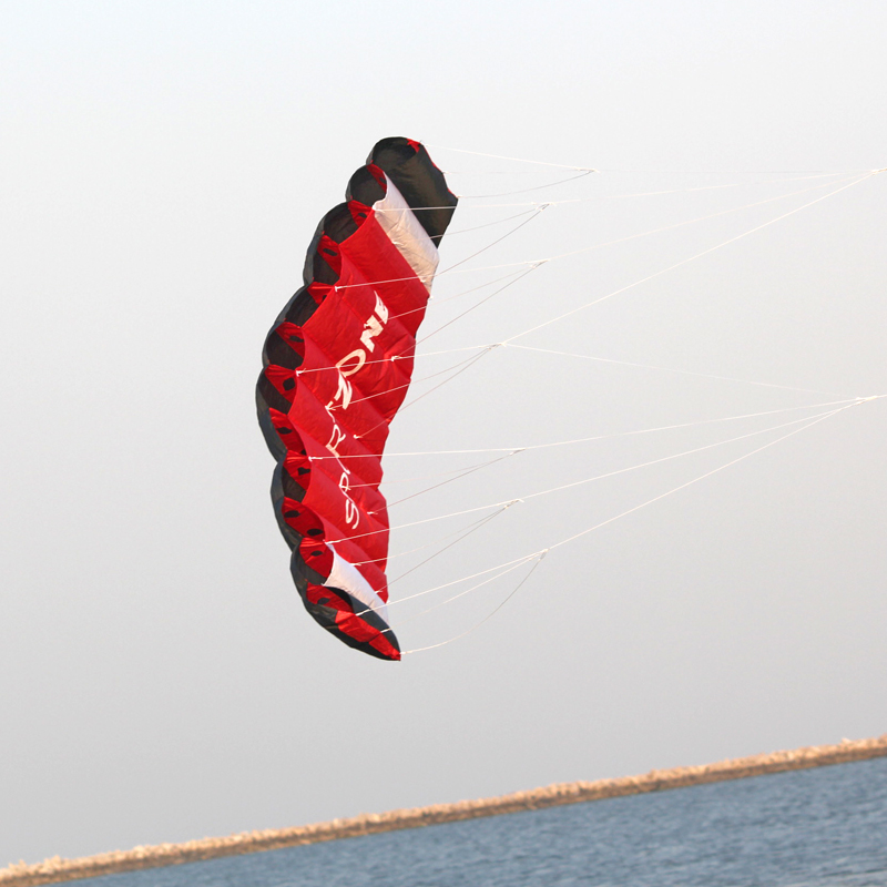 คุณภาพสูง1.8M Dual Line Parafo - Kite Surf Bar Control บทวิจารณ์และราคา