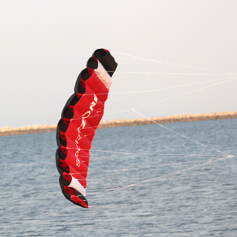 คุณภาพสูง1.8M Dual Line Parafo - Kite Surf Bar Control บทวิจารณ์และราคา
