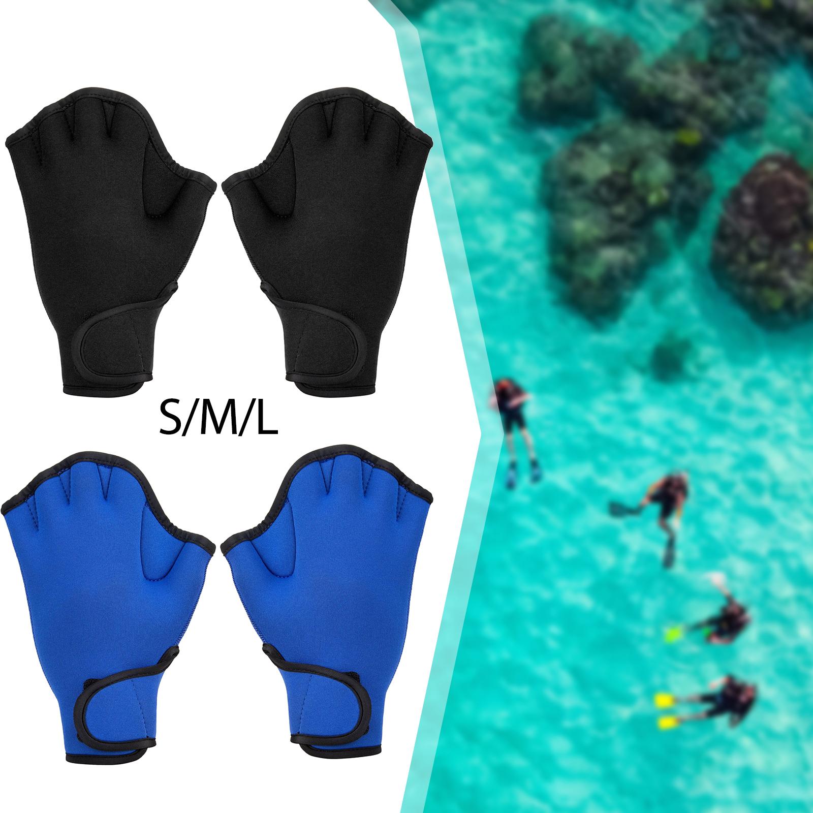 ถุงมือว่ายน้ำแบบมีตาข่าย นีโอพ - Aquatic Sports Equipment บทวิจารณ์และราคา