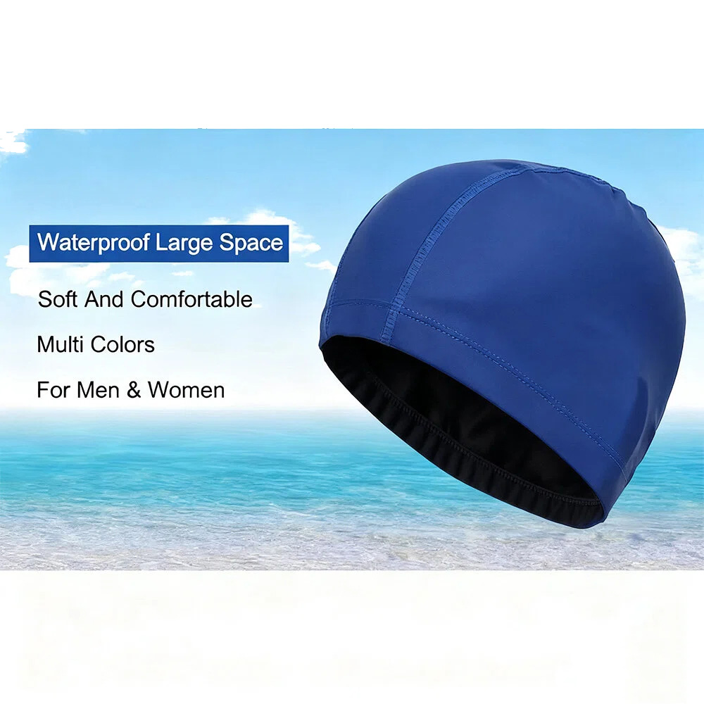 หมวกว่ายน้ำกันน้ำ PU สำหรับทุก - Aquatic Sports Hat บทวิจารณ์และราคา
