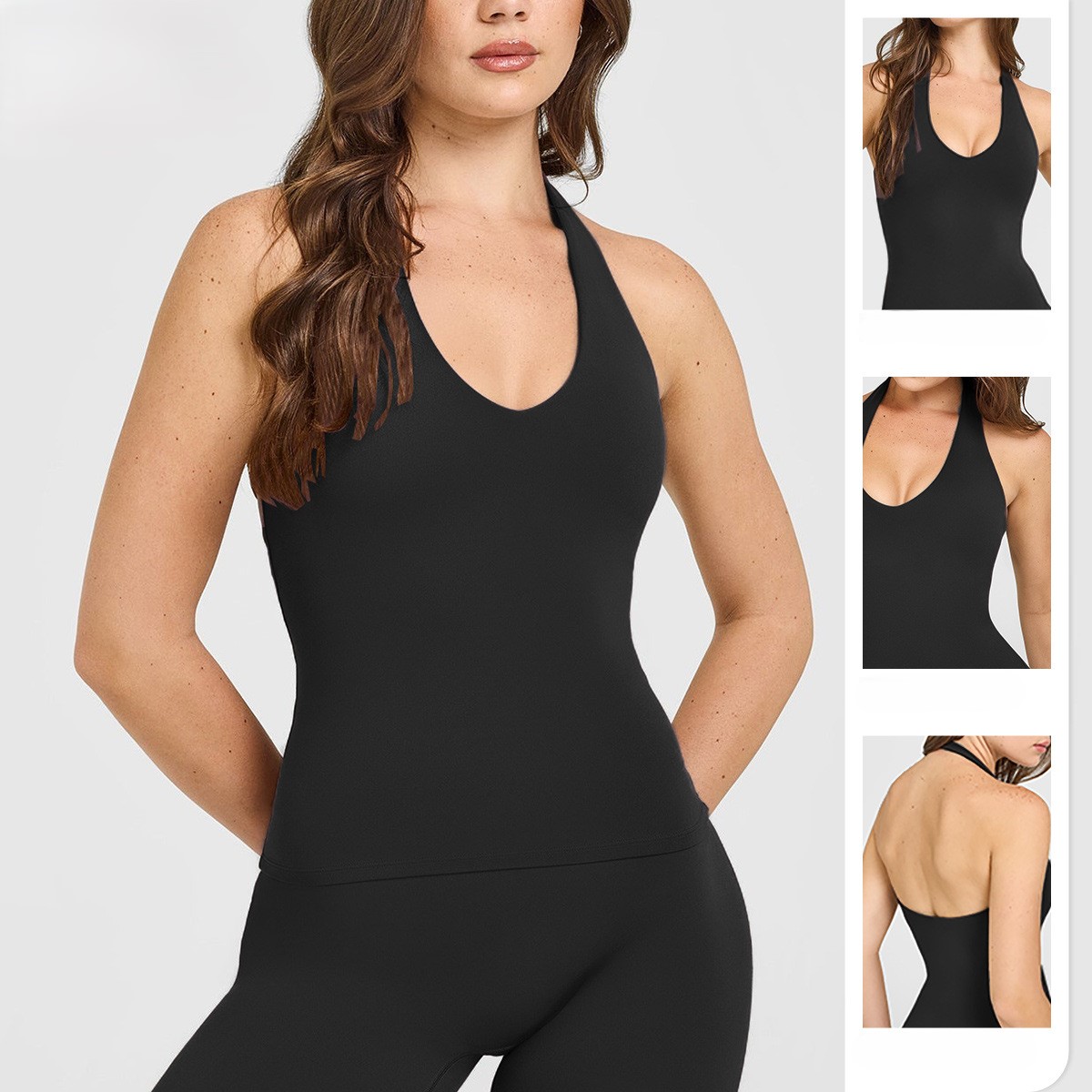 เสื้อชั้นในโยคะแบบผูกคอ ไร้โคร - Aquatic Gym บทวิจารณ์และราคา