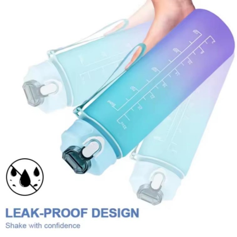 ขวดน้ำกีฬา 750 มล. พร้อมตัวบอก - Aquatic Gym บทวิจารณ์และราคา